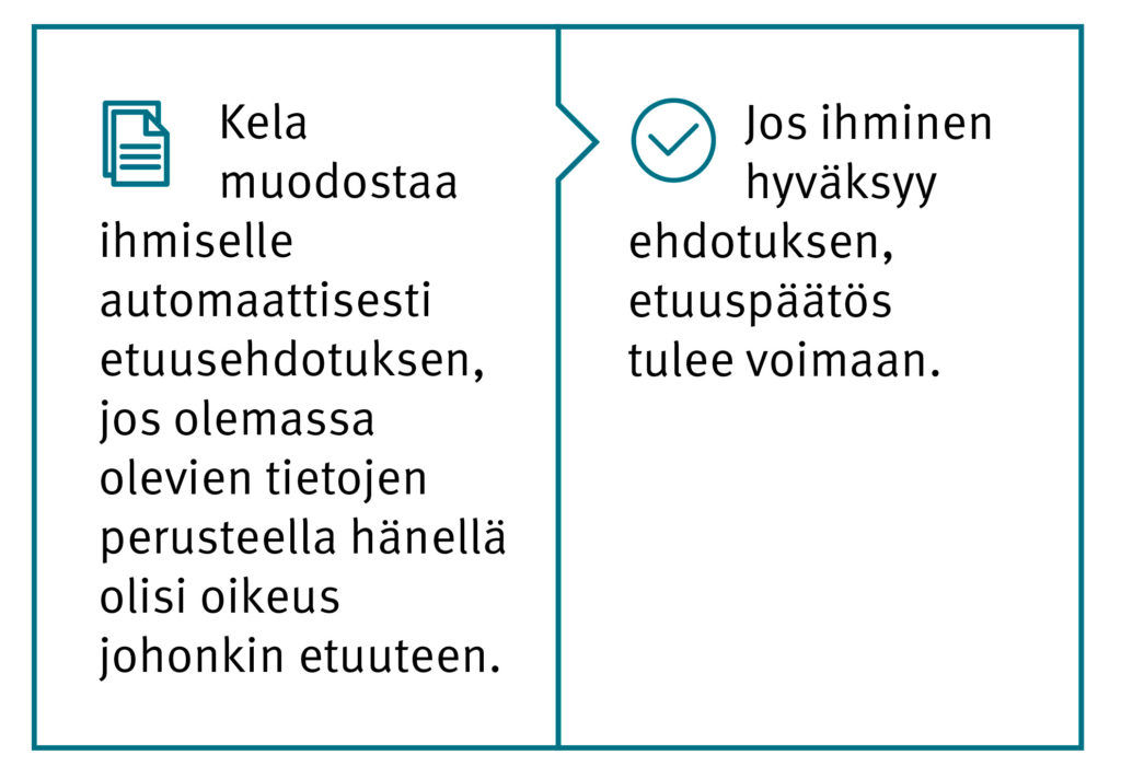 Etuusehdotus voisi pidemmälle vietynä toimia samaan tapaan kuin veroehdotus.