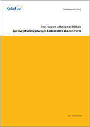 Työterveyshuollon palvelujen kustannusten alueelliset erot (Kela, 2013)