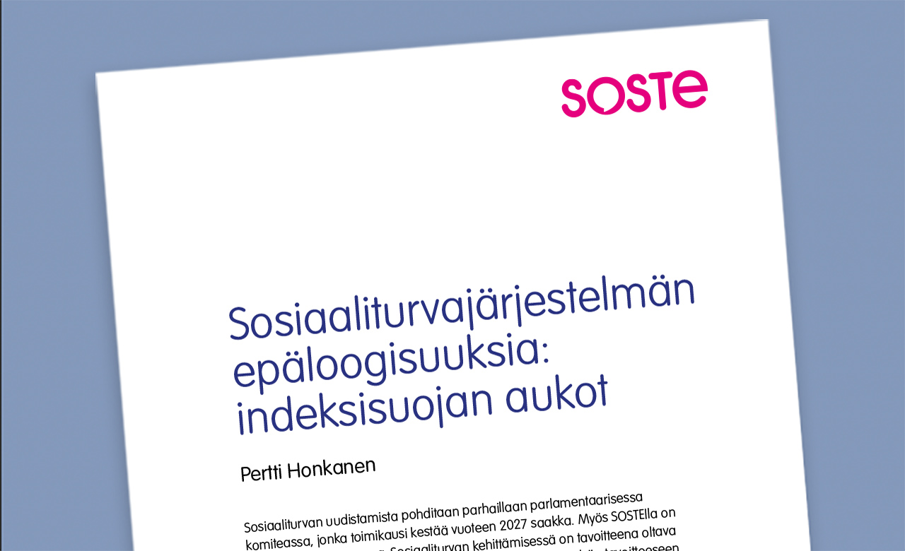 Kuvassa Sosten raportti.